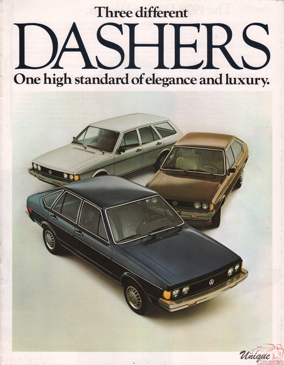 1978 VW Dasher Brochure Page 4